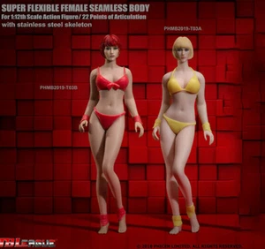 TBLeague T03 1/12 Phicen Seamless Body Head Doll Female Figure Model 6" Action - Picture 1 of 11