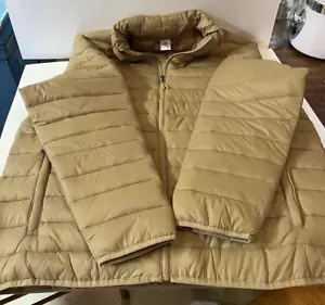 Ozark Trail Men's Puffer Jacket Size 2X LARGE Desert Tan "New With Tags" - Picture 1 of 6