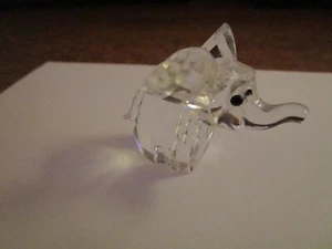 SWAROVSKI KRISTALL FIGUR KLEINER ELEFANT - Bild 1 von 2