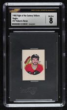 1985 Fight of the Century Stickers Singles Roberto Duran #27 CSG 8