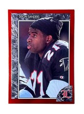 1992 Legends Sports Memorabilia Magazine Insert #30 Deion Sanders Atl. Falcons