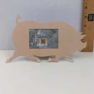 The Weston Gallery Picture Frame Pig Pink Vintage Farmhouse Decor Cider Brook - Picture 1 of 5
