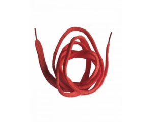 Rote flache Schnürsenkel - beste Nike Schnürsenkel, Hickies Shoelaces, Vans Shoelaces - Bild 1 von 2
