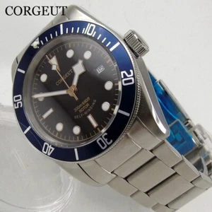 41mm Sea-gull 1612 Automatic Men's Watch Wristwatch Sapphire Glass Metal Strap - Picture 1 of 6
