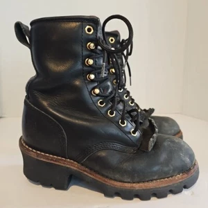 Botas para mujer Chippewa negras Thinsulate Ultra cuero leñador L73045 talla 6,5 M - Imagen 1 de 8