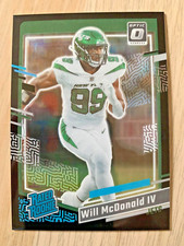 2023 Panini Optic black Rated Rookie WILL McDONALD IV #ed 22/25! NY Jets