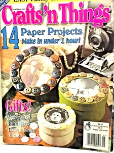 Crafts' N Things Mai 2001 Geschenkideen 14 Papierprojekte Magazin usw. - Bild 1 von 9
