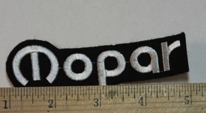 Mopar  Iron-on Embroidered Patch 4" - Picture 1 of 1