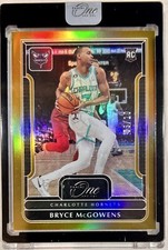 2022-23 Panini One and One Bryce McGowens Gold RC/Rookie #/10 Hornets