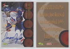 1995 Classic 5 Sport Auto Missing Serial Number Jarome Iginla Auto HOF