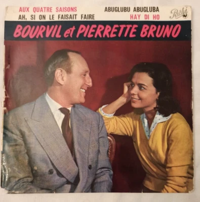 BOURVIL ET PIERRETTE BRUNO AUX QUATRE SAISONS - Photo 1/4