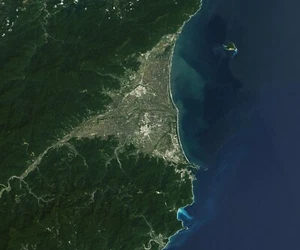 Guishan Island NASA Landsat Image - Hydrothermal Vents Taiwan Photography - Bild 1 von 1