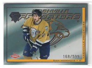 Tarjeta de novato Dan Hamhuis 2004 suite de lujo #68 168/599 Nashville Predators - Imagen 1 de 2