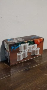 New Vintage Table Mini Marble Salt Pepper Shaker 4 Sets Holiday Party Hosting - Picture 1 of 12