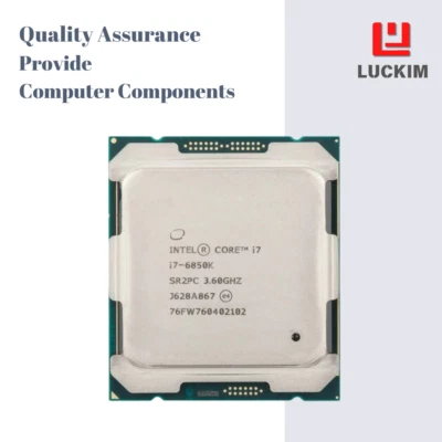 Intel Core i7-6850K CPU - Socket LGA 2011-3 6 Cores 12 Threads 3.6GHz 15MB L3 Ca - Image 1 of 4