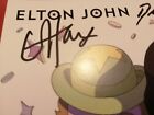 Elton John, Dua Lipa 'Cold Heart' Hand Signed Artcard By Elton, Autograph