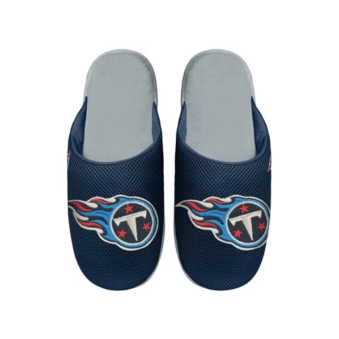 Tennessee Titans 2022 NFL Men's Big Logo Mesh Slide on Slipper FREE SHIP Cover