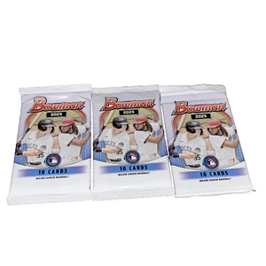 (3) 2025 Bowman Baseball - 10 Karten Packs - Factory Sealed--- - Bild 1 von 4