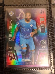 2021-22 Match Attax RAHEEM STERLING Lighting Limited Edition #LE LI - Picture 1 of 3