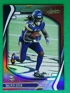 2021 Absolute Spectrum RED /100 Dalvin Cook NICE Vikings / Baltimore Ravens - Bild 1 von 4