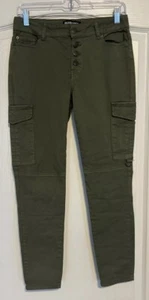 Blue Spice Hose Junior Größe 5 grün hohe Taille Cargo Knöchel neu mit Etikett - Bild 1 von 7