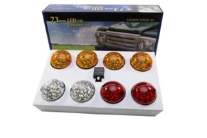 DEFENDER & SERIES LED 73MM COLOURED LAMP UPGRADE KIT RE5719 - Picture 1 of 2