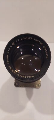 Wollensak Dumont 180mm f/3.5 TV scanner Raptar lens no B51442  - Image 1 of 4