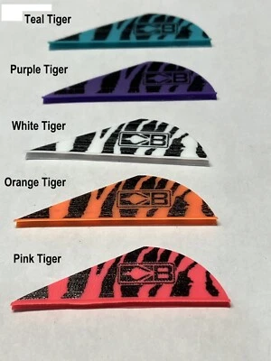 Choice Of 36, 50, Or 100  2" Tiger BLAZER VANES FROM BOHNING - Image 1 of 4