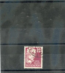 GERMANY(AL OCC)SOVIET ZONE Sc 10N36V(MI 219bX)F-VF USED 1948 20pf DK BRN CAR $42 - Imagen 1 de 1