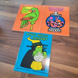 3 Vintage 1970er The Learning Works Arbeitsbücher Grammatik Lernen Fähigkeiten Wörter Ephemera - Bild 1 von 12