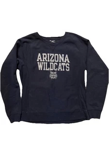 University of Arizona WILDCATS Crewneck Sweatshirt, Size Large, Navy Blue White - Picture 1 of 3