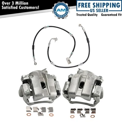 Juego de pinzas de freno delanteras y mangueras para Suzuki Grand Vitara 1999-2005 2002-2004 XL-7 Foto 1 de 4