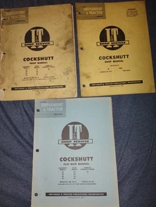 I&T Cockshutt Co-op Tractor Repair Flat Rate Manuals Lot Of 3 Gambles Farmcrest - Picture 1 of 4