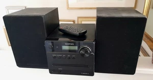 Goodmans Micro Stereo System DAB FM CD Player HiFi MICRODAB10 Black & Remote - Picture 1 of 6