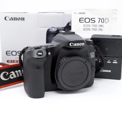 Canon EOS 70D 20.2MP DSLR Camera Body - Excellent Condition - 7k Shutter Count - Image 1 of 4