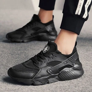 Mens Womens Lightweight Running Trainers Breathable Gym Sports Sneaker Cushiond - Picture 1 of 11