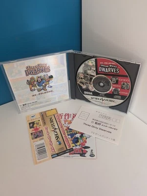 Three Dirty Dwarves for Sega Saturn Japan CIB *Cheapest on eBay!* - Image 1 of 4
