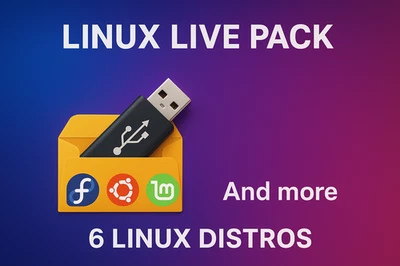 Linux Multi-Boot USB|6-in-1 Distros Live & Installer|Ubuntu, Mint, and more! - Image 1 of 4