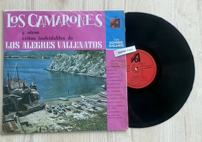 LOS ALEGRES VALLENATOS Los Camarones 1978 ARMONIA COLOMBIA LP Paseo Cumbia - Image 1 of 4