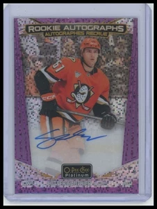 2024-25 O-Pee-Chee Platinum #R-GA Cutter Gauthier Rookie Auto Violeta Pixeles #/65 - Imagen 1 de 2