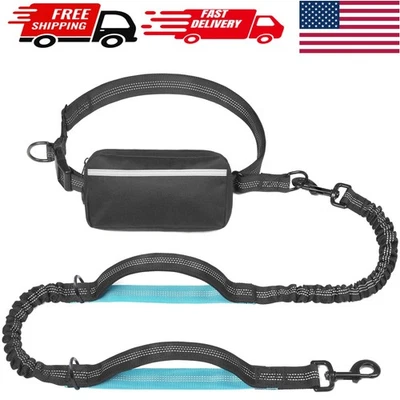 Correa manos libres para perros con bolsa con cremallera y asas dobles para perros grandes 25-120 libras Foto 1 de 4