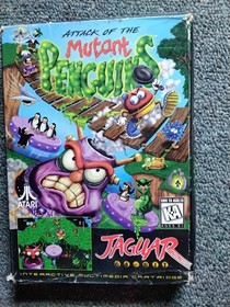Atari Jaguar Attack of the Mutant Penguins BOX ONLY Please Read