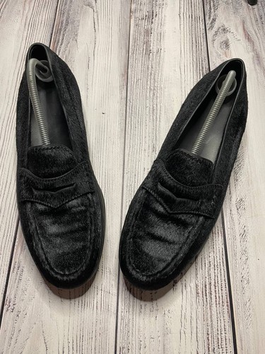 TOD’S Mocassini donna Tod's Pony Hair Penny scarpe da guida nere taglia 41