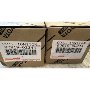 2 Pcs OEM Denso Ignition Coil For Toyota Camry RAV4 MATRIX 673-1307 90919-02244 - Picture 1 of 5