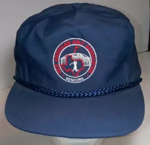Texas Astrodome Pan American Golf Association Senior blau Trucker Kappe Riemen hinten - Bild 1 von 10