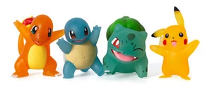 Pokémon - Select Battle Figur 4er Pack - Bisasam, Glumanda, Pikachu & Schiggy - Bild 1 von 1