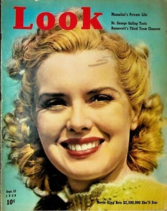 Look Magazine September 12 1939 Benito Mussolini Greta Garbo Carmen Miranda - Picture 1 of 4