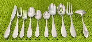Yamazaki AUSTEN ICE HARMONY ICE Stainless Frosted Flatware SMART CHOICE E66G - Picture 1 of 55