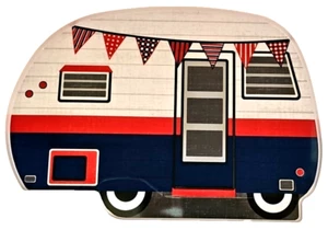 Pier 1 Melamin Camper Platte Tablett Patriotische Farben 4. Juli BPA frei - Bild 1 von 10
