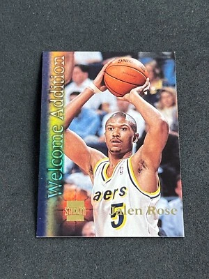 1996-97 Topps Stadium Club Basketball Jalen Rose Welcome Addition #WA23 - Pacers - Image 1 of 2